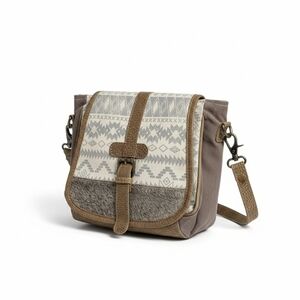 Myra Bag Cowhide & Leather Western Tote – Handcrafted Boho Shoulder Bag